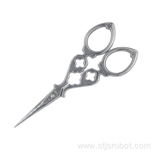 Custom logo Stainless steel professional beauty care tool eyebrow scissors manicure scissors